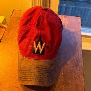 New Era Red and Brown Men's Hat